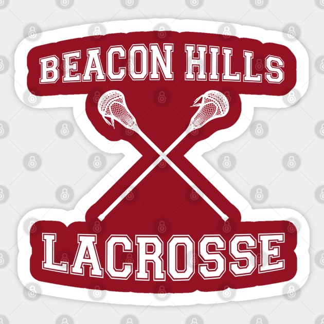 Beacon Hills Lacrosse Teen Wolf Sticker TeePublic
